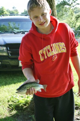 Dustin and fish!